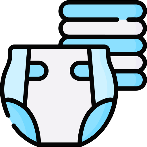 Categoria infantil Fraldas para troca e doação