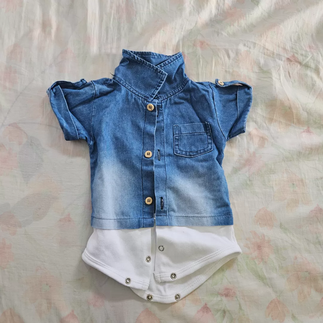 Camisa Jeans para Bebês (