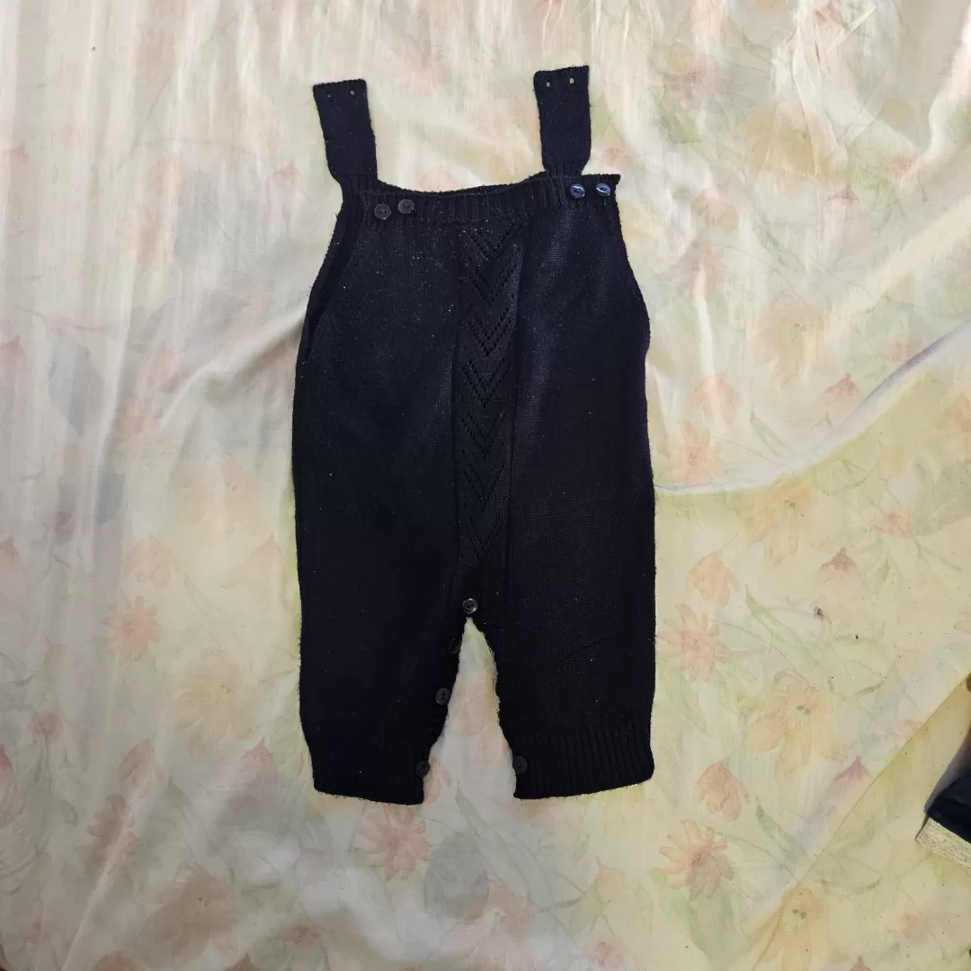 Macacão Preto Tamanho RN