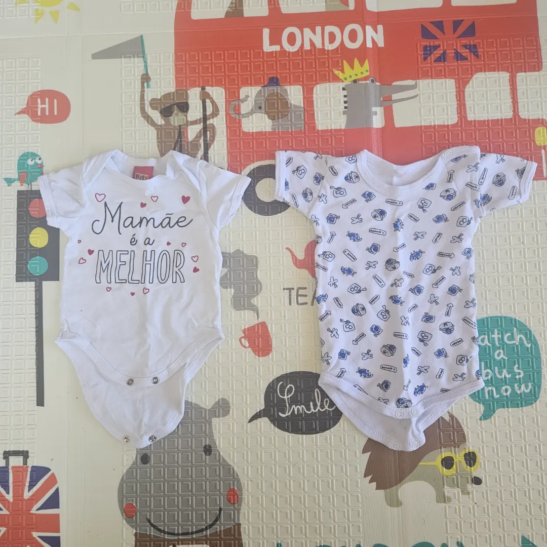 Kit 2 bodies  3  - 6 meses