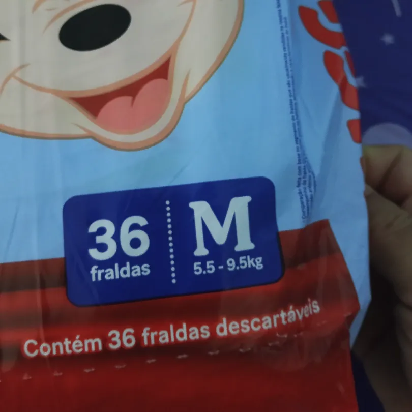 Fralda Huggies M pacote com 36 disponível para troca em Brasília - DF