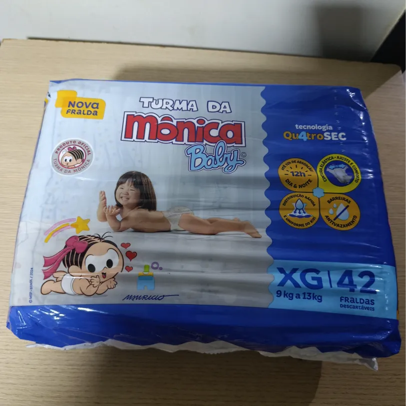 Fralda turma da mônica 