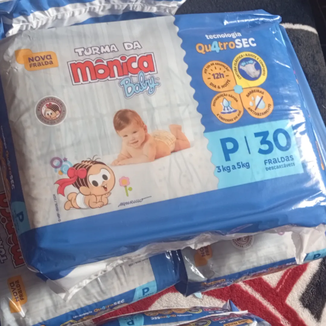 Fralda turma da Monica 