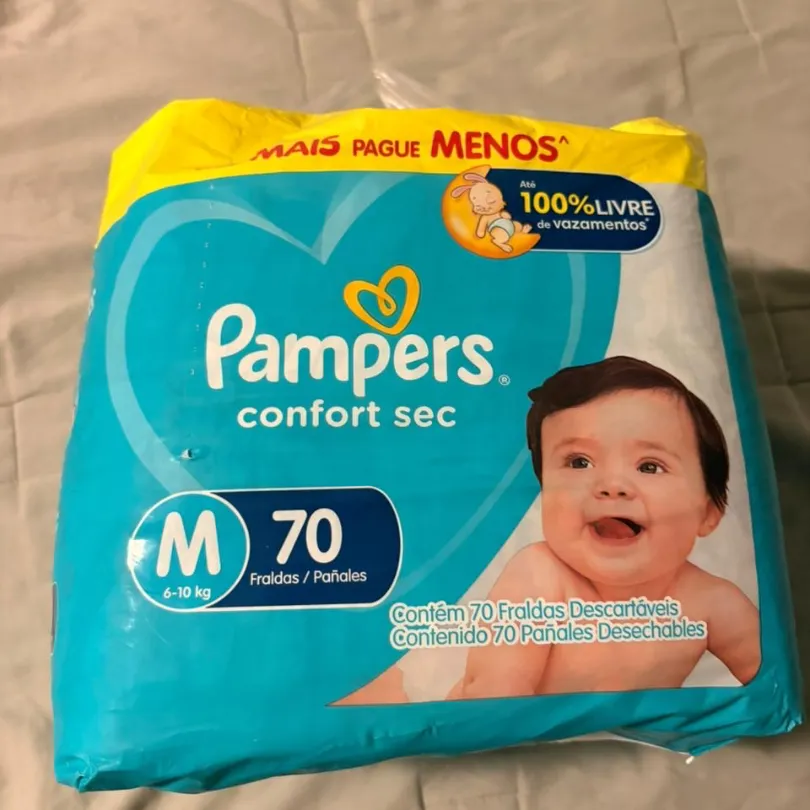 Fralda confort sec pampers M