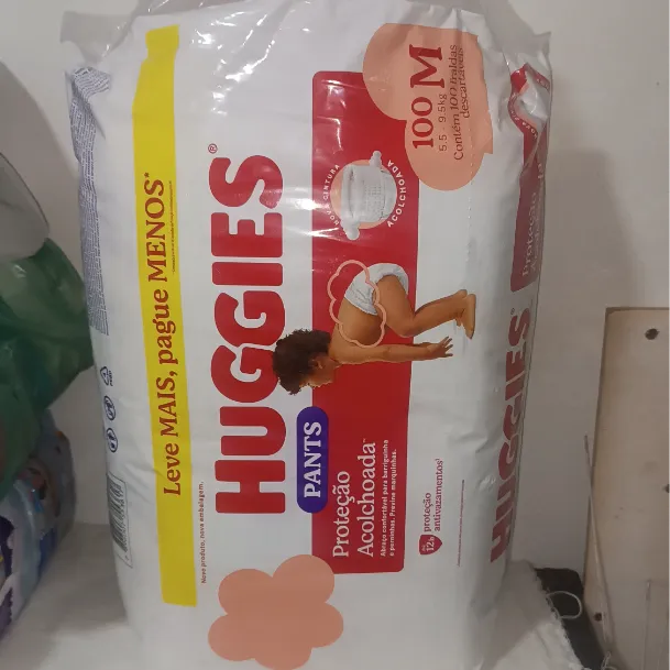 Fralda Huggies Pants Proteção acolchoada 