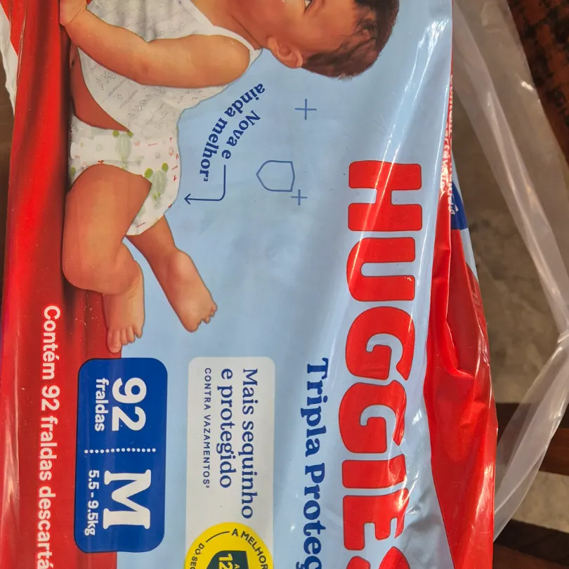 Fraldas descartáveis M - Troco pelo tamanho G