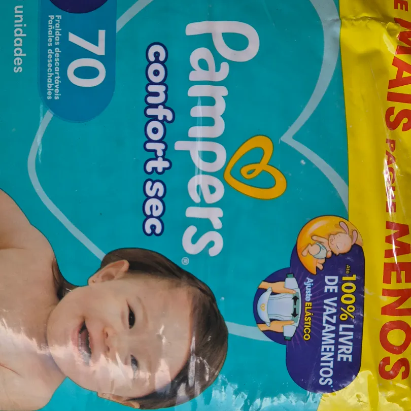 Fraldas descartáveis M - Troco pelo tamanho G