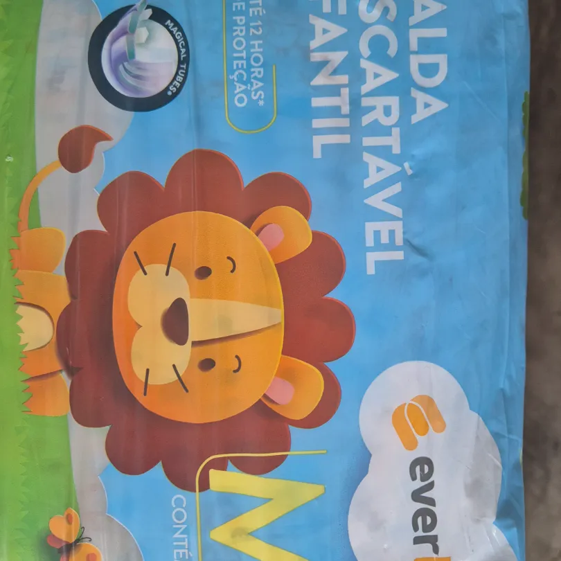 Fraldas descartáveis M - Troco pelo tamanho G