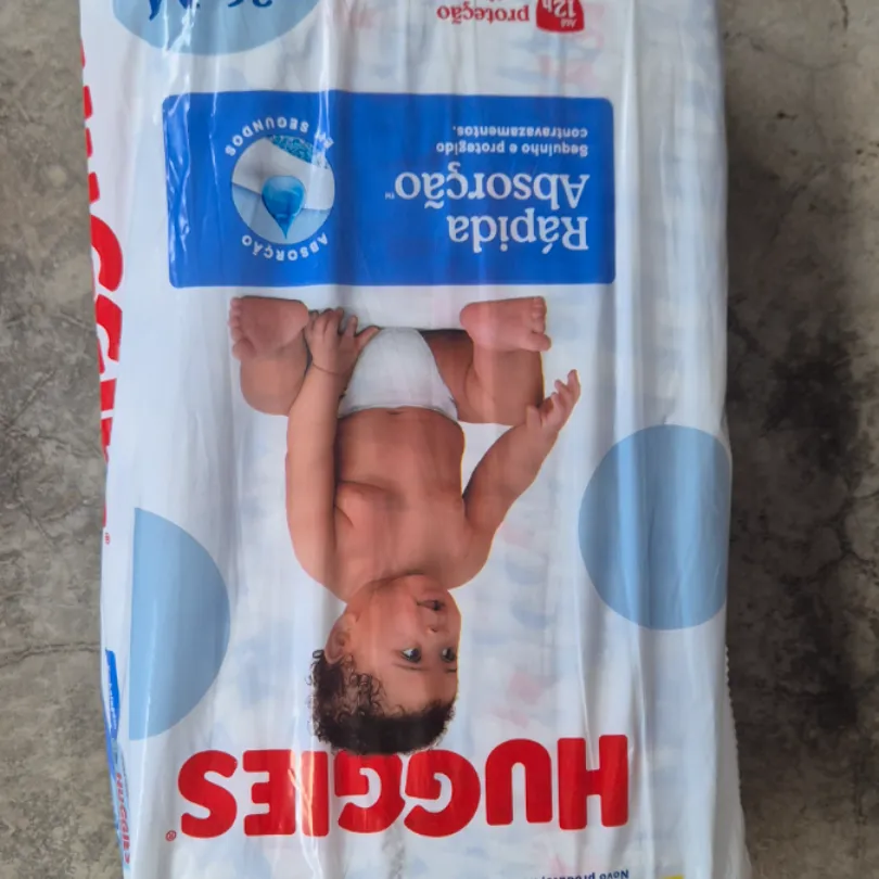 Fraldas descartáveis M - Troco pelo tamanho G