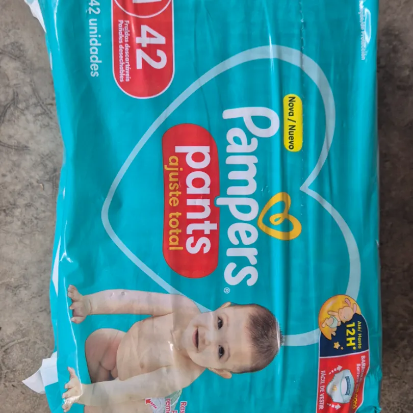 Fraldas descartáveis M - Troco pelo tamanho G