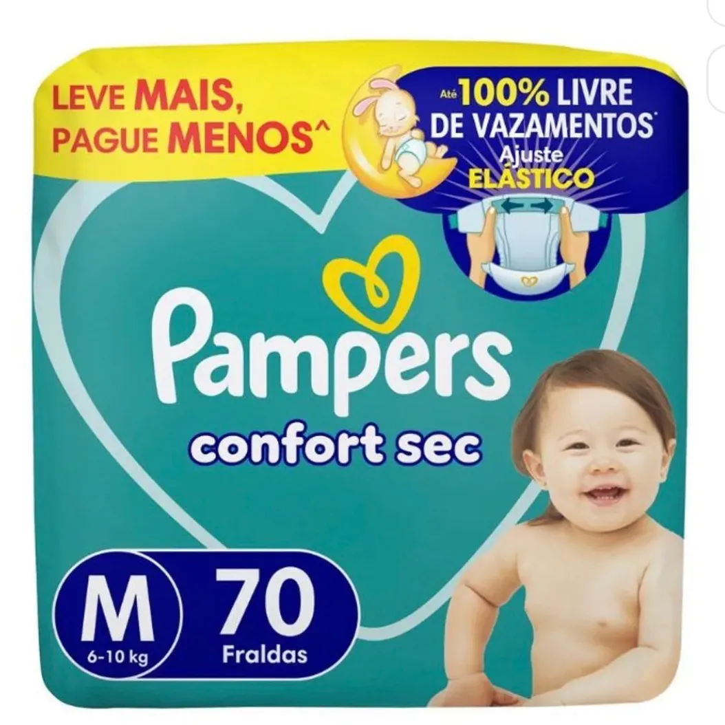 Fralda Pampers 72