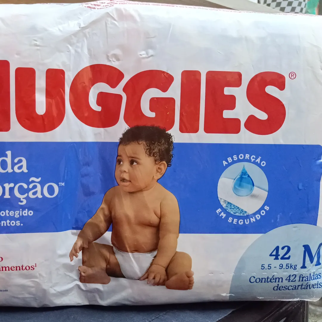 Fraldas Huggies Rápida Absorção