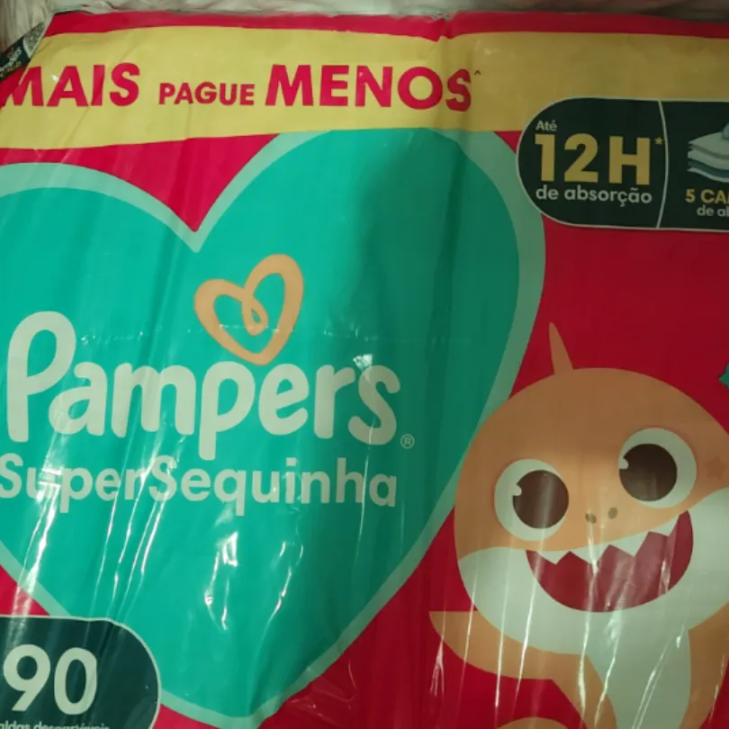 Pampers Supersequinha Baby Shark