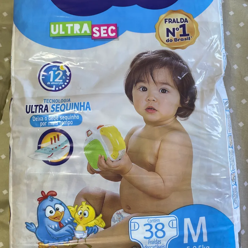 Fralda Babysec fechada 