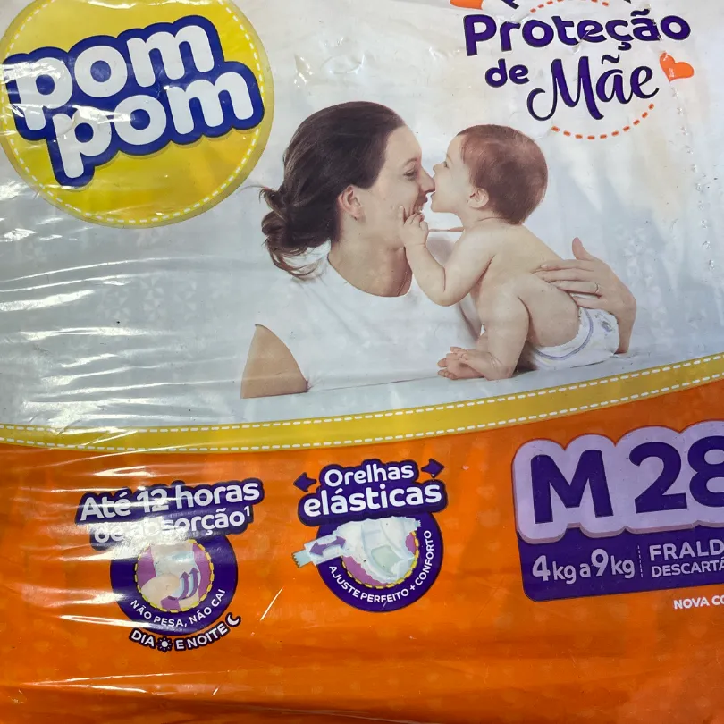 5 Fraldas Pompom 