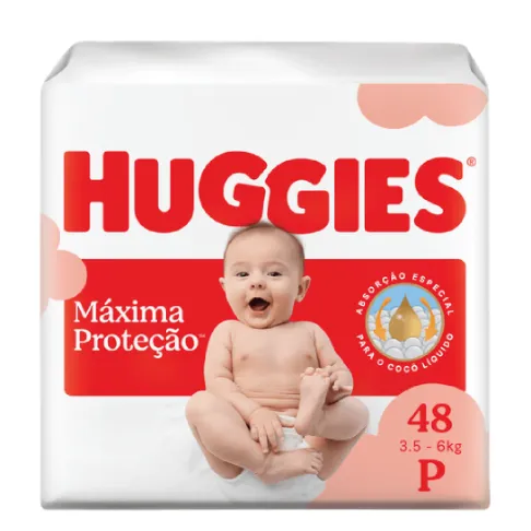 Fraldas Huggies Vermelha 