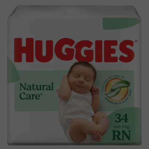 Fralda Huggies natural Care 