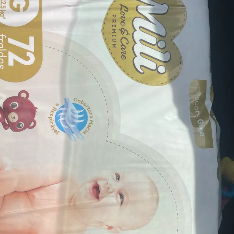 Mili love e care 72 fraldas g