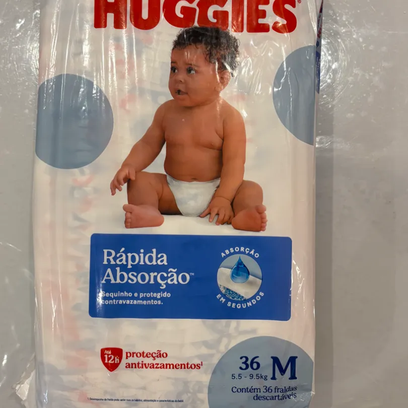 Fralda Huggies Rápida Absorção