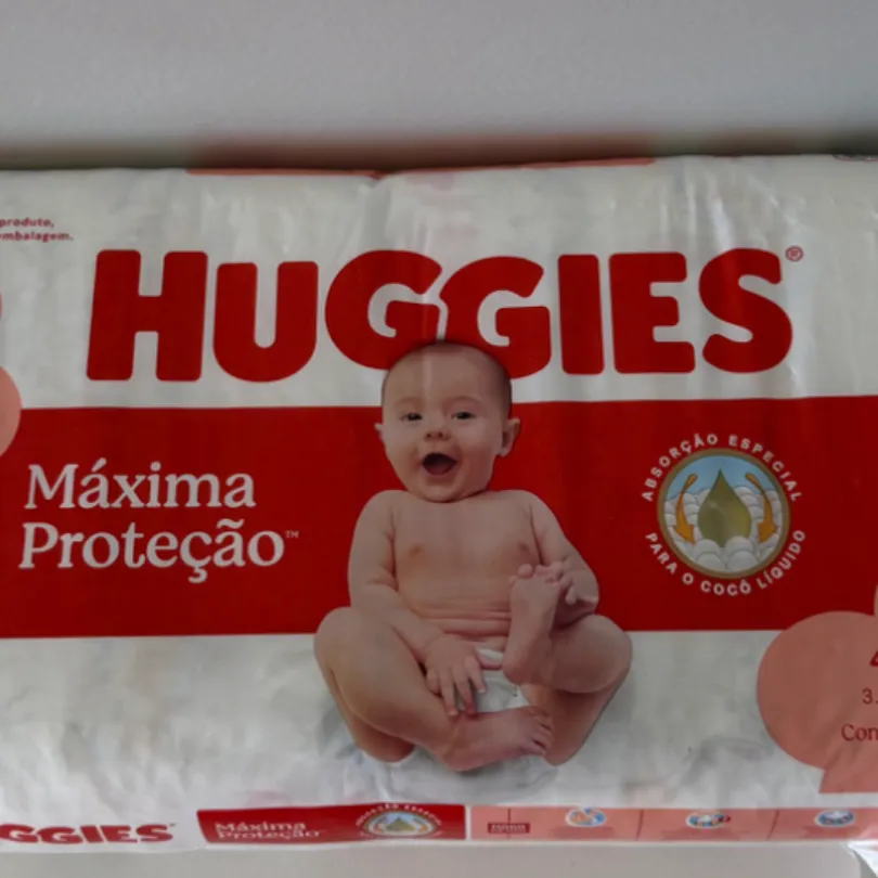 Fraldas Huggies Máxima proteção tamanho P