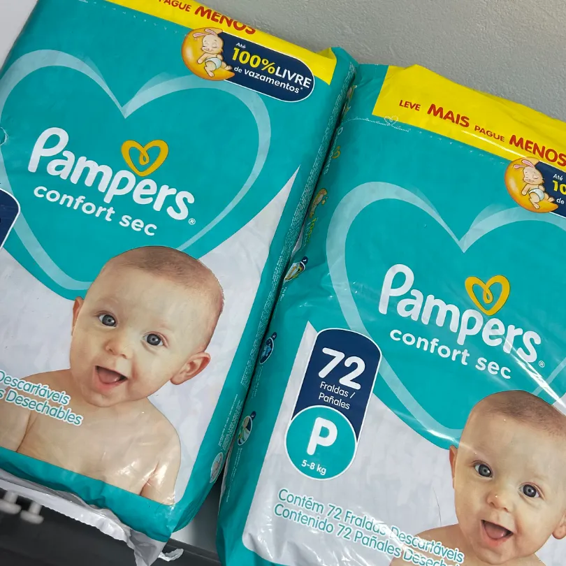 Fralda Pampers Confort Sec P c/72