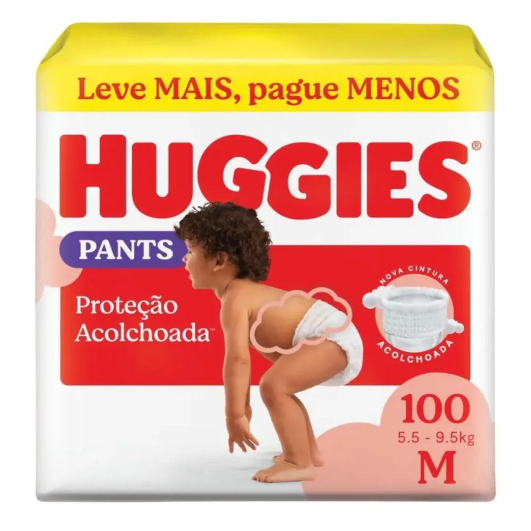 Fralda huggies pants pct 100und 