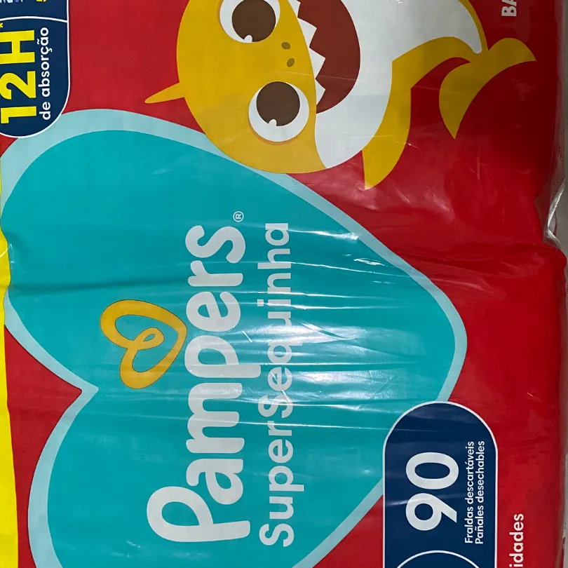 Pampers super sequinha