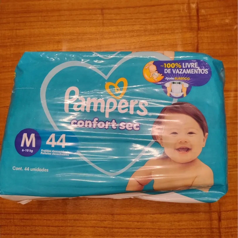 Fralda Pampers confort sec