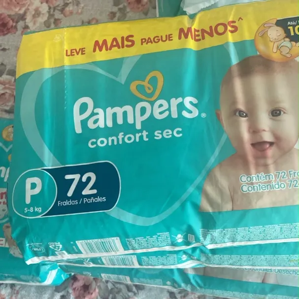Pampers Confort Sec P (72 unidades) 
