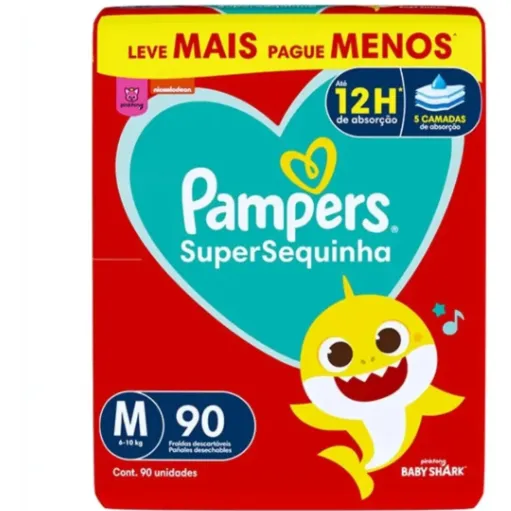 Fralda Pampers M