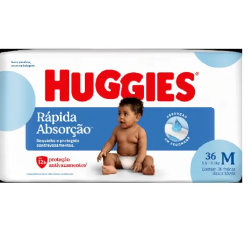 Fraldas Huggies M