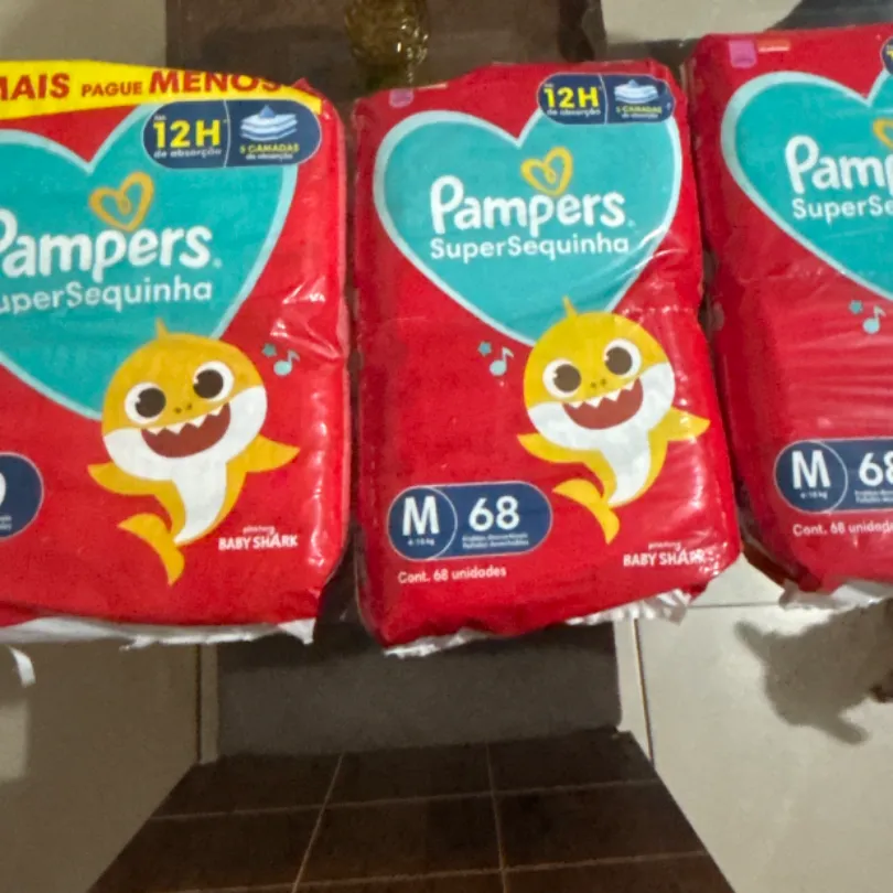 Pampers super sequinha