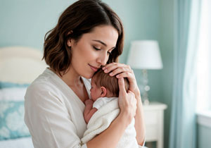 Itens infantis separados para doação e troca